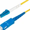 StarTech 3.2' LC Network to LC Network Networking Cable, Male, Yellow (SPSMLCSCOS21M)