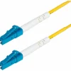 StarTech 16.4' LC Network to LC Network Networking Cable, Male, Yellow (SPSMLCLCOS25M)