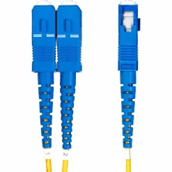 StarTech 6.56' LC Network to SC Network Networking Cable, Male, Yellow (SMLCSCOS22M)