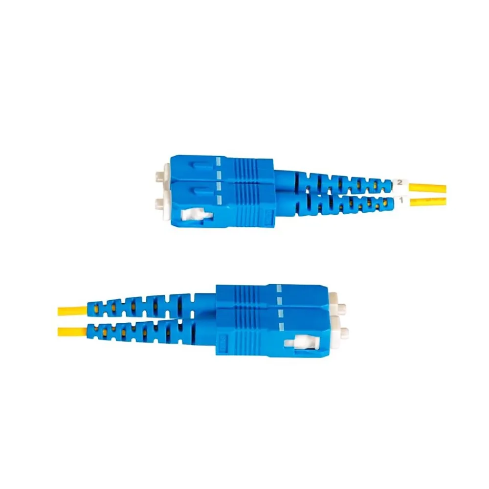 StarTech 49' LC Network to SC Network Networking Cable, Male, Yellow (SMLCSCOS215M)