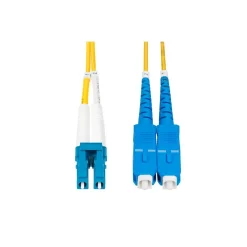 StarTech 32.8' LC Network to SC Network Networking Cable, Male, Yellow (SMLCSCOS210M)