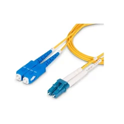 StarTech 164' LC Network to SC Network Networking Cable, Male, Yellow (SMLCSCOS230M)