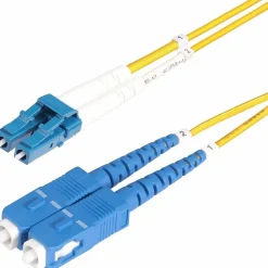 StarTech 164' LC to SC Networking Cable, Male to Male, Yellow (SMLCSCOS250M)