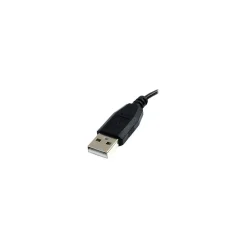 StarTech 6' Left Angle USB A To USB Micro B USB Cable, Black (UUSBHAUB6LA)