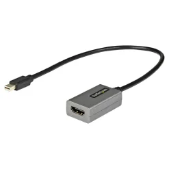 StarTech 1' Mini DisplayPort to Display Port Audio/Video Monitor Cable, Black (MDP2HDEC)