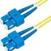StarTech 3.28' SC to SC Networking Cable, Male to Male, Yellow (SMDOS2SCSC1M)