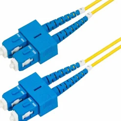 StarTech 3.28' SC to SC Networking Cable, Male to Male, Yellow (SMDOS2SCSC1M)