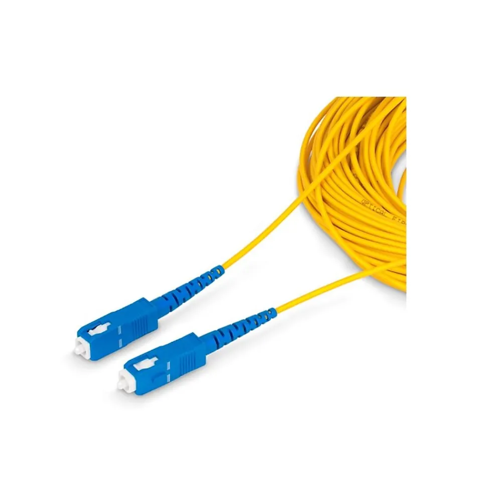 StarTech 98.4' SC to SC Networking Cable, Male to Male, Yellow (SPSMSCSCOS23SM)