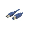 StarTech ® 1' Superspeed A To B Male/Male USB 3.0 Cable, Blue