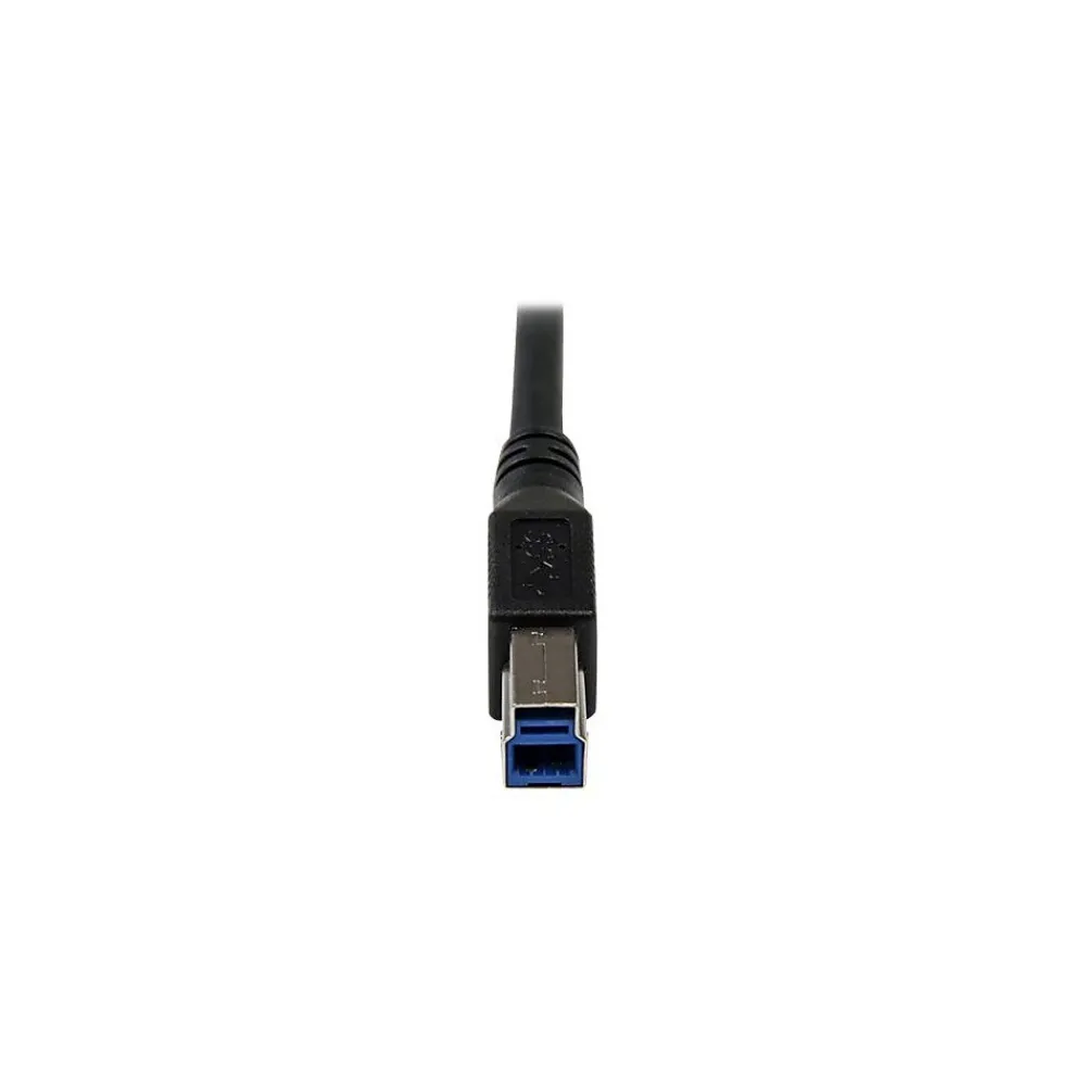 StarTech ® 3.3' SuperSpeed Type A Male To Type B Male USB 3.0 Cable, Black