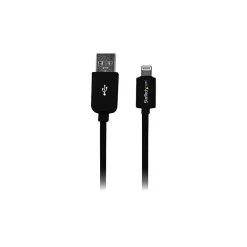 StarTech 6.6' Sync & Charge Lightning Connector to USB Cable, Black