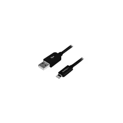 StarTech 6.6' Sync & Charge Lightning Connector to USB Cable, Black