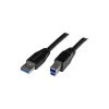 StarTech 32.8' USB 3.0 A to USB 3.0 B Male to Male Cable, Black (USB3SAB10M)