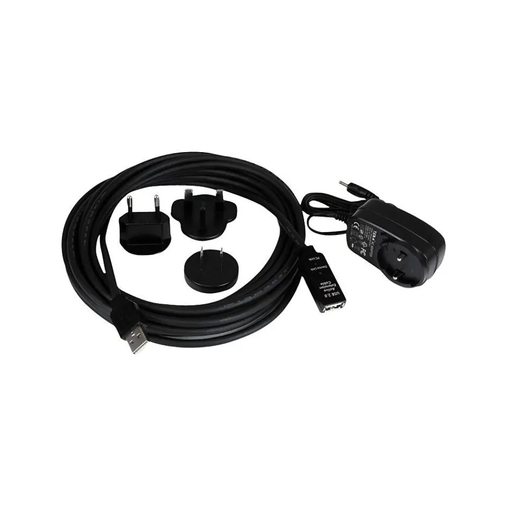 StarTech 16.4' USB 2.0 Male to Female Extension Cable, Black