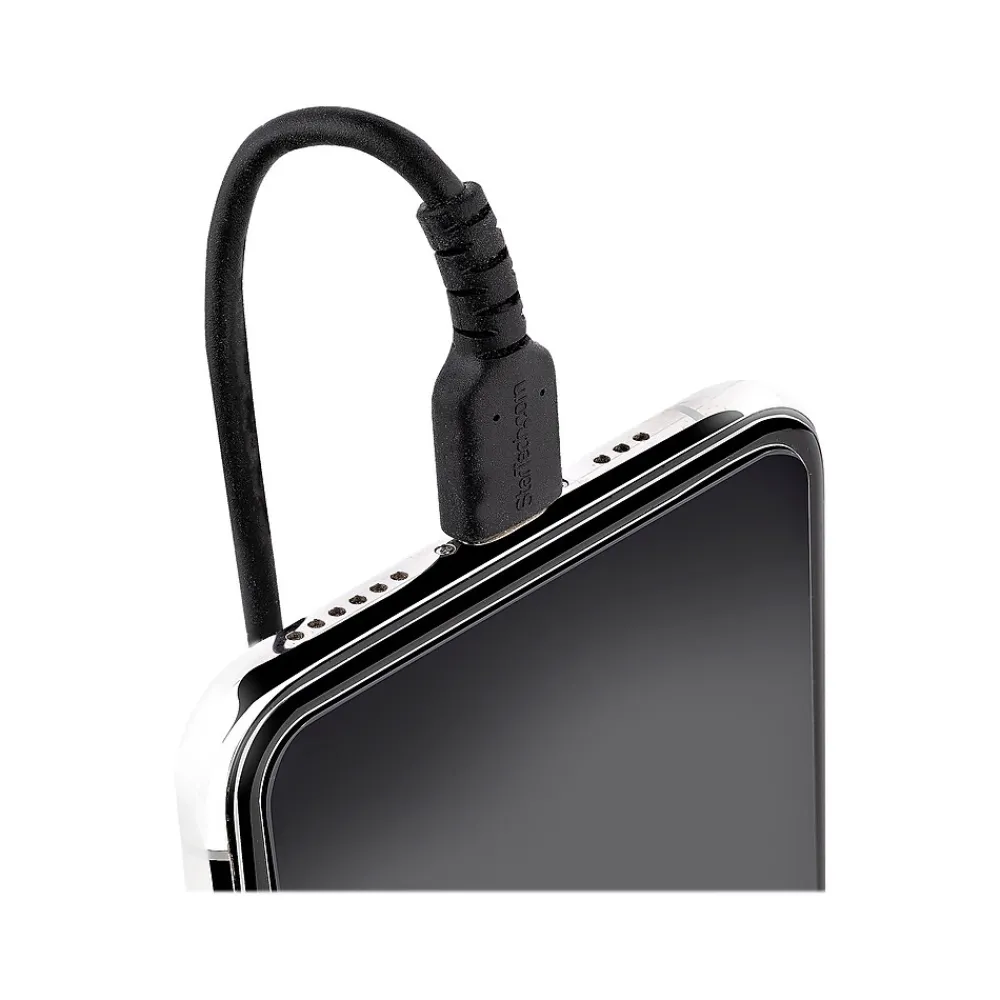 StarTech 20" USB-A to Lightning Cable, Male to Male, Black (RUSB2ALT50CMBC)