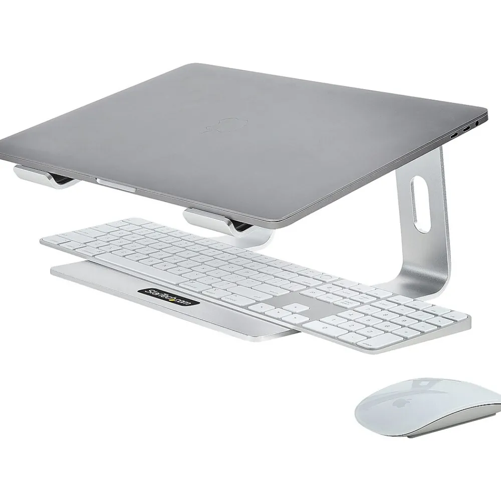 10.2" x 10.2" Aluminum Laptop Stand, Silver (LAPTOP-STAND-SILVER)<StarTech Best