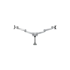 Discount StarTech Desk Mount Dual Monitor Arm - Premium - For up to 27" Monitors, Up, Silver (ARMDUALPS)