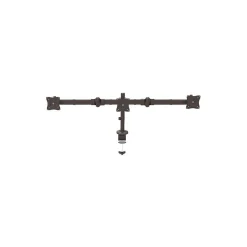 Online StarTech Desk Mount Triple Monitor Arm, Steel Adjustable Arm, Up to 24", Black (ARMTRIO)