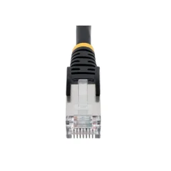 StarTech Low Smoke Zero Halogen 10' RJ45 to RJ45 Networking Cable, Male to Male, Black (NLBK-10F-CAT6A-PATCH)