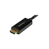StarTech MDP2HDMM5MB 15.4' Mini DisplayPort/HDMI Audio/Video Cable, Black