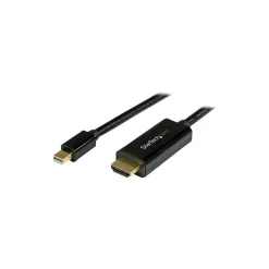 StarTech MDP2HDMM5MB 15.4' Mini DisplayPort/HDMI Audio/Video Cable, Black