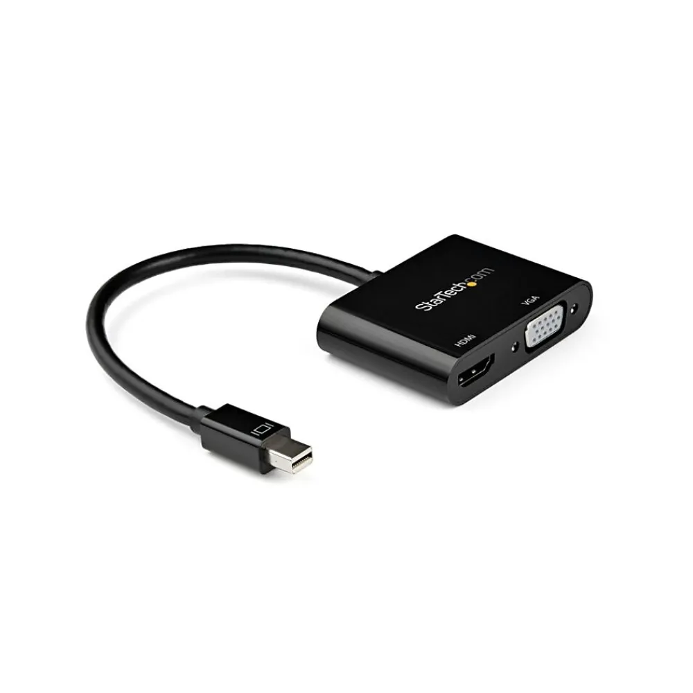 StarTech Mini DisplayPort to HDMI VGA Adapter, Black (MDP2VGAHD20)