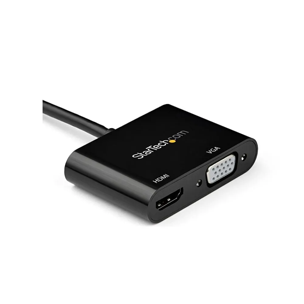StarTech Mini DisplayPort to HDMI VGA Adapter, Black (MDP2VGAHD20)