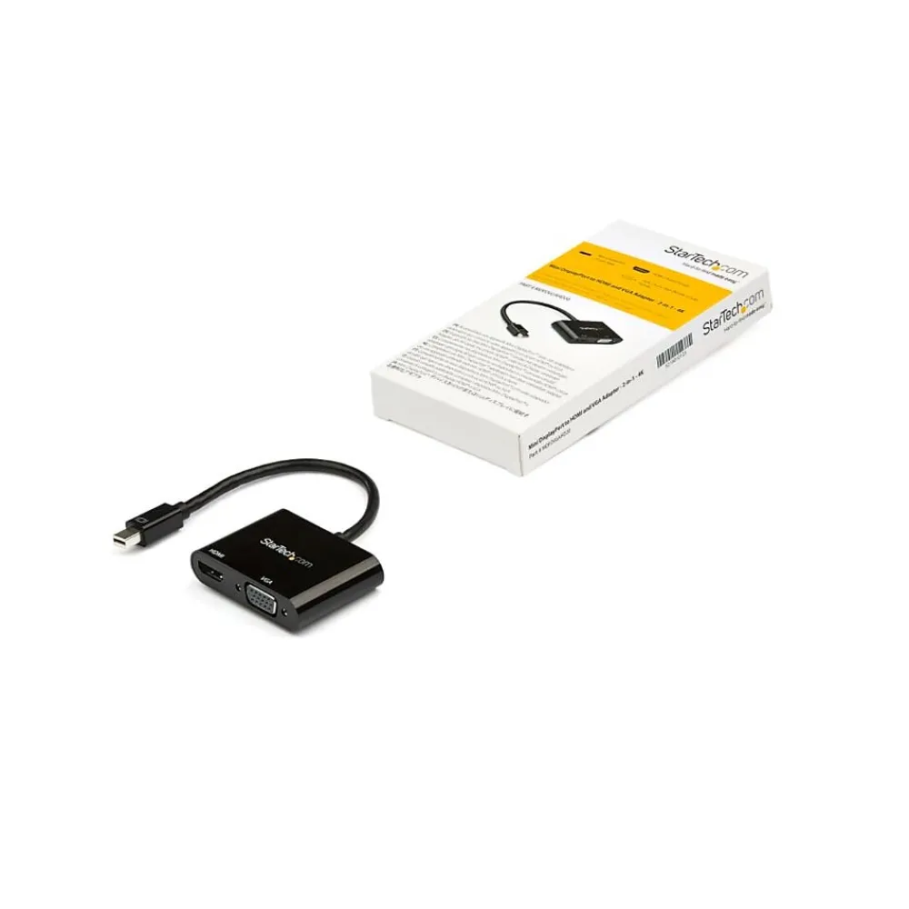 StarTech Mini DisplayPort to HDMI VGA Adapter, Black (MDP2VGAHD20)