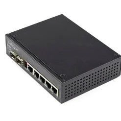 Discount StarTech 6-Port Gigabit Ethernet Unmanaged Switch, 10/100/1000 Mbps (IES1G52UPDIN)