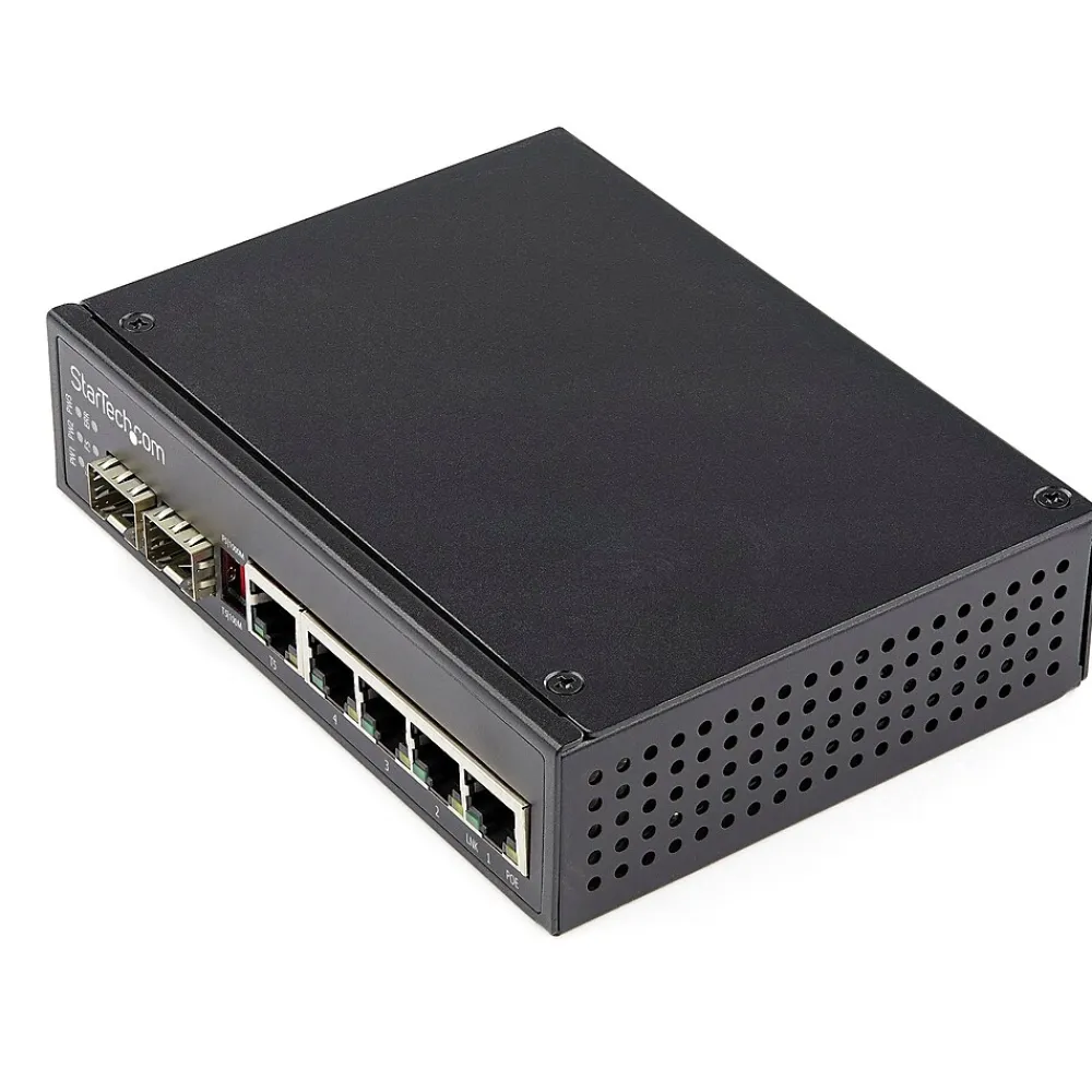 Discount StarTech 6-Port Gigabit Ethernet Unmanaged Switch, 10/100/1000 Mbps (IES1G52UPDIN)