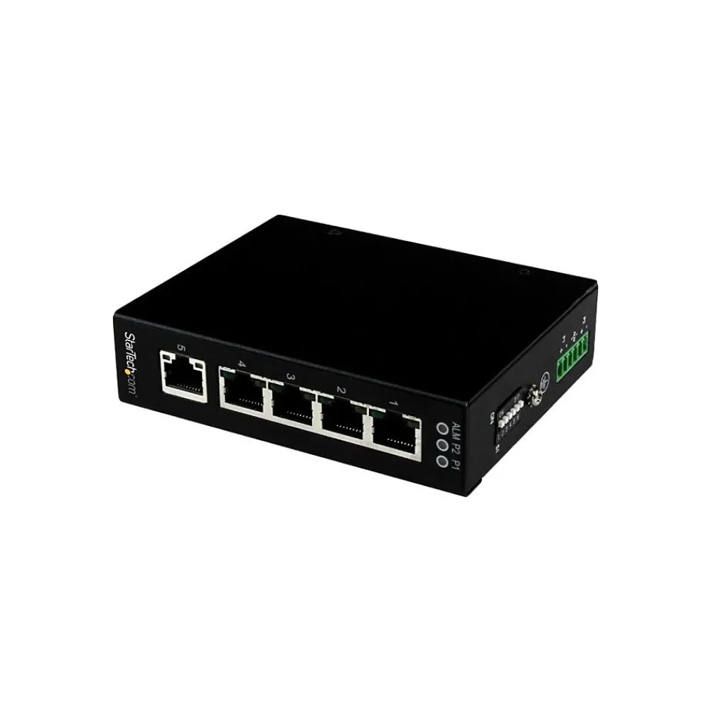 Discount StarTech 5-Port Gigabit Ethernet Unmanaged Switch, Black (IES51000)