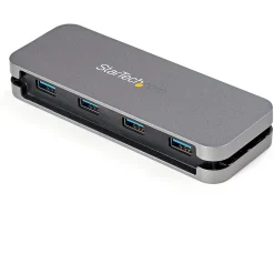 StarTech 4-Port USB-A 3.2 Hub, Gray (HB30CM4AB)