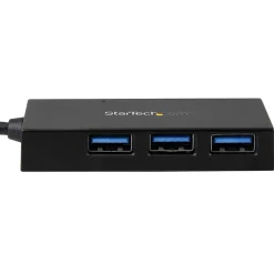 StarTech 4-Port USB-C Hub, Black (HB30C3A1CFB)