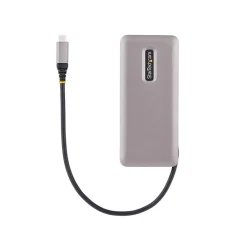 StarTech 4-Port USB-C Hub, Gray (HB31CM4CPD3)
