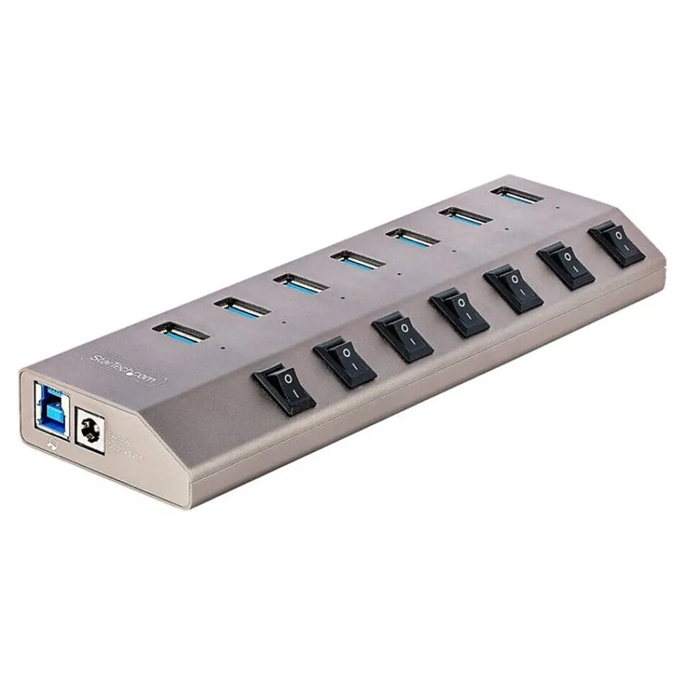 StarTech 7-Port USB-C Hub, Space Gray (5G7AIBS-USB-HUB-NA)