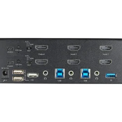 Online StarTech Unmanaged Switch, Black (SV231DHU34K6)