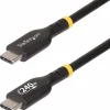 USB-C to USB-C Charging Cable, 6 ft., Black (USB2EPR6F)<StarTech New