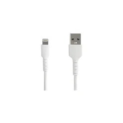 StarTech .com 3.3 ft USB Lightning, White (RUSBLTMM1M)