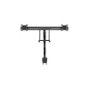 StarTech .com Adjustable Mounting Kit, Up to 32" Monitor, Black (ARMSLIMDUAL2USB3)