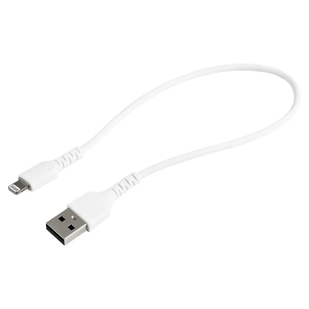 .com Lightning USB Cable for iPhone/iPad/iPod Touch, White (RUSBLTMM30CMW)<StarTech Discount