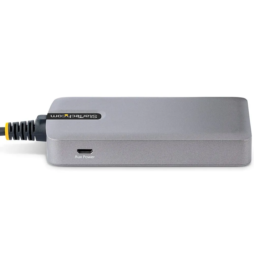 StarTech .com 4-Port USB 3.0 5Gbps Hub, Space Gray (5G4AB-USB-A-HUB)