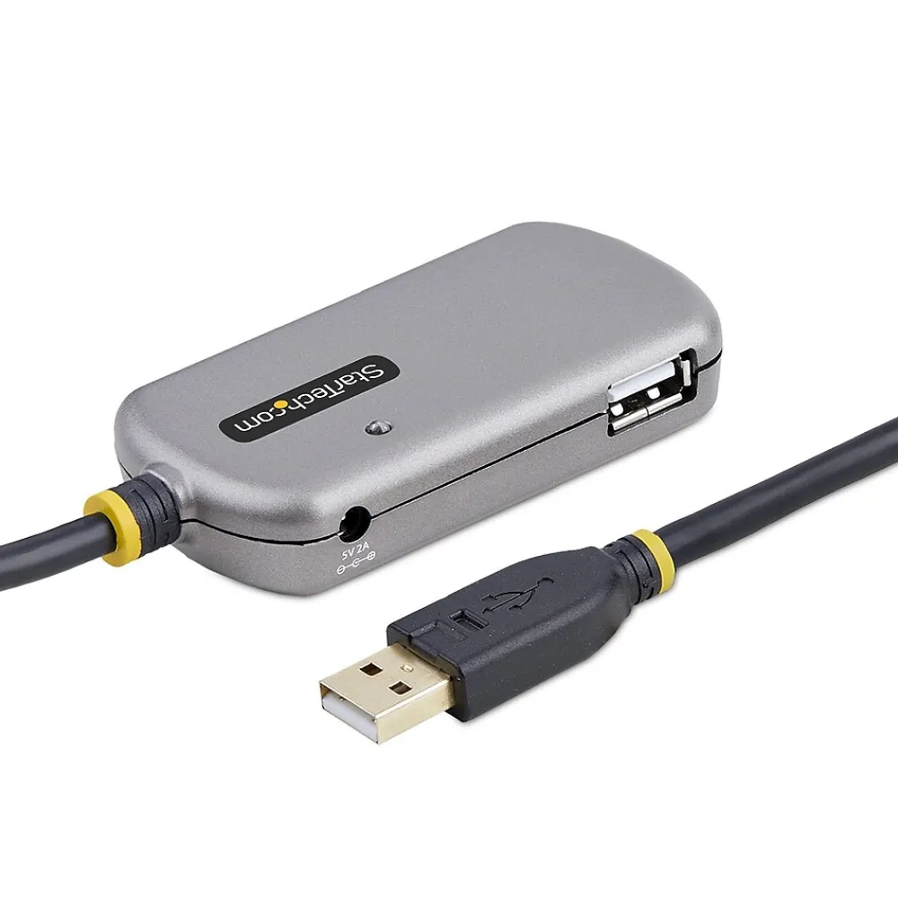 StarTech .com 4-Port USB Extender Hub, Silver & Black (U02442-USB-EXTENDER)