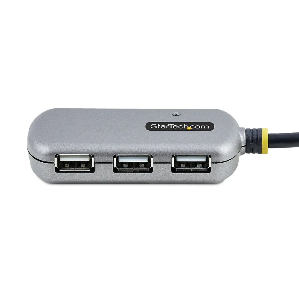 StarTech .com 4-Port USB Extender Hub, Silver & Black (U02442-USB-EXTENDER)