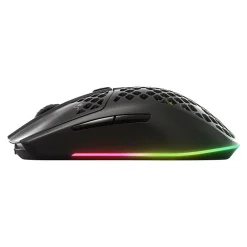 New SteelSeries AEROX 3 Wireless Optical Gaming Mouse, Onyx Black Matte (62612)