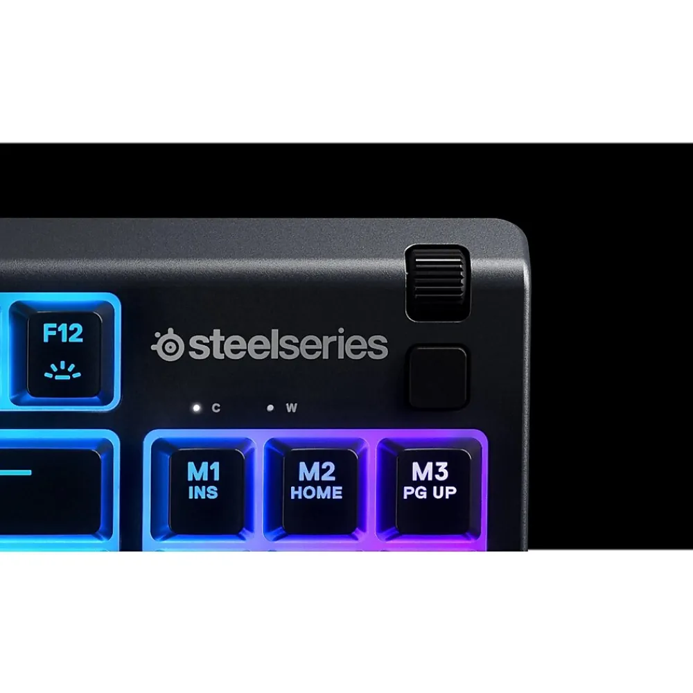Best SteelSeries Apex 3 TKL Gaming Keyboard with RGB Lighting, Black (64831)