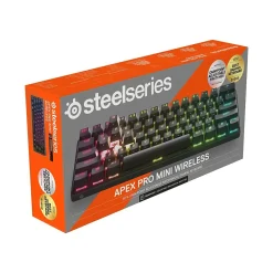 Online SteelSeries Apex Pro Mini Wireless Ergonomic Gaming Mechanical Keyboard, Black (64842)
