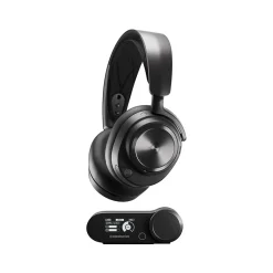 Sale SteelSeries Arctis Nova Pro Wireless Active Noise Canceling Bluetooth Stereo Gaming Over-the-Ear Headset, Black (61521)