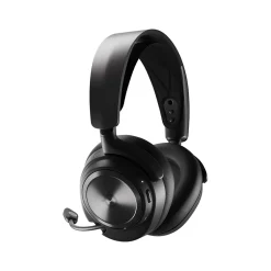 Sale SteelSeries Arctis Nova Pro Wireless Active Noise Canceling Bluetooth Stereo Gaming Over-the-Ear Headset, Black (61521)