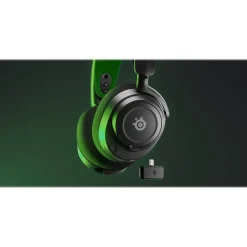 Hot SteelSeries Arctis Nova 7X USB-C, 3.5mm Wireless Noise Canceling Bluetooth Gaming Over-the-Ear Headset (61565)