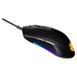 New SteelSeries Optical USB Gaming Mouse, Black (62513)
